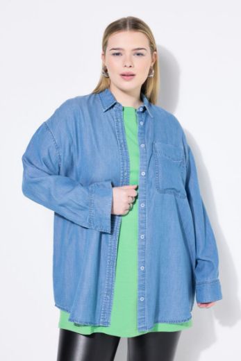 Plus size veliki brojevi Košulja dugih rukava šireg kroja za punije