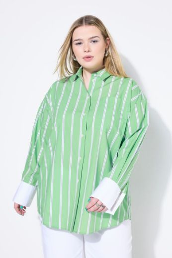 Plus size veliki brojevi Košulja dugih rukava šireg kroja za punije