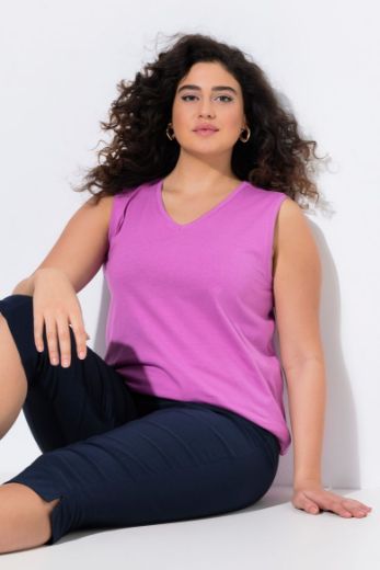 Plus size veliki brojevi Majica V izrez Basic top za punije