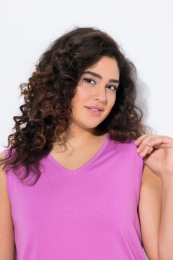 Plus size veliki brojevi Majica V izrez Basic top za punije