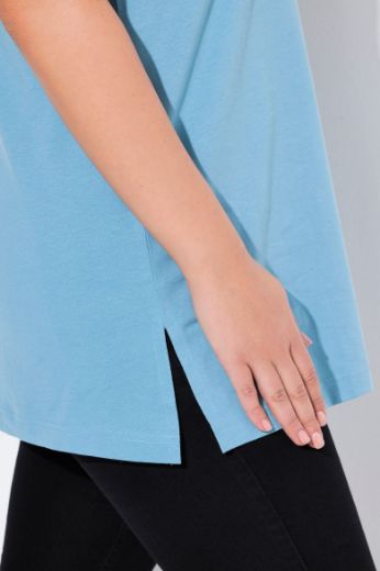 Plus size veliki brojevi Majica V izrez Basic top za punije