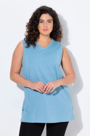 Plus size veliki brojevi Majica V izrez Basic top za punije