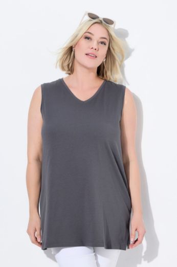 Plus size veliki brojevi Majica V izrez Basic top za punije