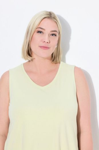 Plus size veliki brojevi Top V ovratnik A kroja za punije