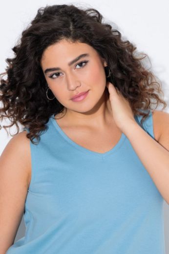 Plus size veliki brojevi Top V ovratnik A kroja za punije