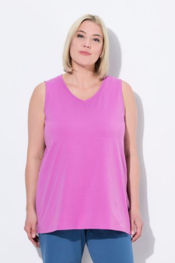 Plus size veliki brojevi Top V ovratnik A kroja za punije