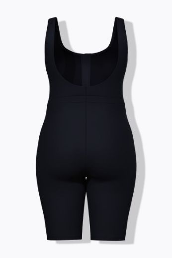Plus size veliki brojevi Kupaći kostim jednodijelni s produženim nogavicama za punije