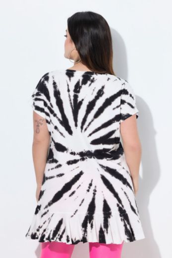 Plus size veliki brojevi Majica kratkih rukava okruglog ovratnika za punije