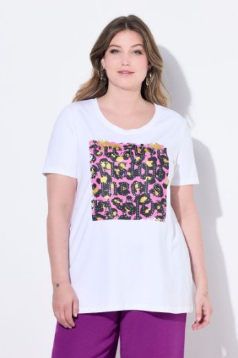 Plus size veliki brojevi Majica kratkih rukava okruglog ovratnika za punije