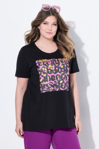 Plus size veliki brojevi Majica kratkih rukava okruglog ovratnika za punije
