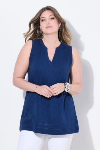 Plus size veliki brojevi Majica top bez rukava A kroja za punije