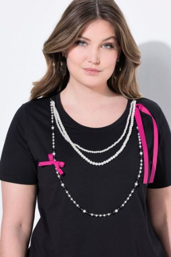 Plus size veliki brojevi Majica kratkih rukava okruglog ovratnika za punije