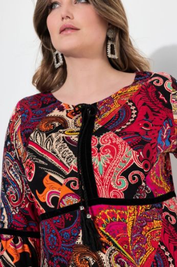 Plus size veliki brojevi Haljina 3/4 rukava za punije