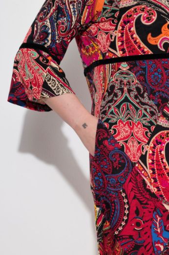 Plus size veliki brojevi Haljina 3/4 rukava za punije