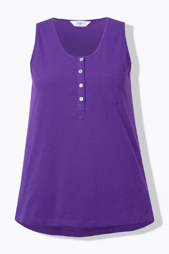 Plus size veliki brojevi Majica bez rukava okruglog ovratnika za punije