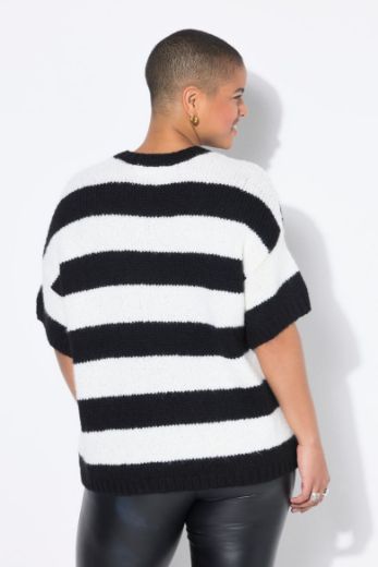 Plus size veliki brojevi Pulover polu rukava okruglog ovratnika za punije