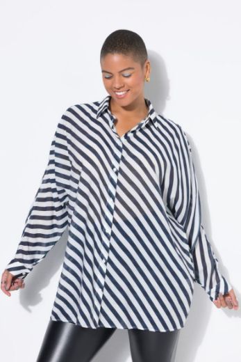 Plus size veliki brojevi Košulja dugih rukava šireg kroja za punije