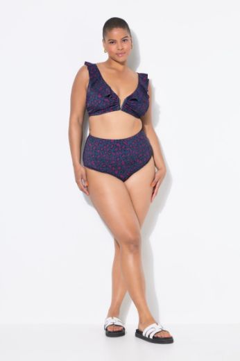 Plus size veliki brojevi Kupaći kostim donji dio visokog struka s leopard uzorkom za punije