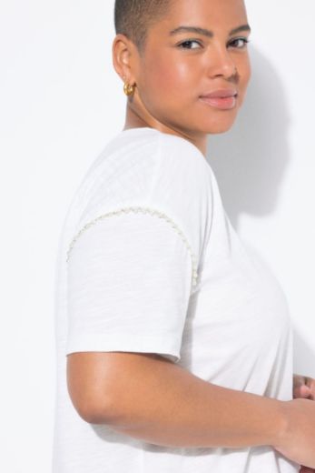 Plus size veliki brojevi Majica kratkih rukava okruglog ovratnika za punije