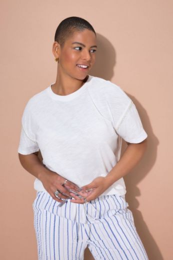 Plus size veliki brojevi Majica kratkih rukava okruglog ovratnika za punije