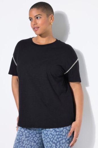 Plus size veliki brojevi Majica kratkih rukava okruglog ovratnika za punije