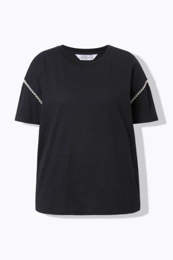 Plus size veliki brojevi Majica kratkih rukava okruglog ovratnika za punije