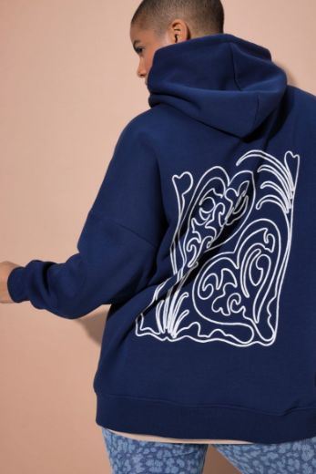 Plus size veliki brojevi Majica dugih rukava s kapuljačom za punije