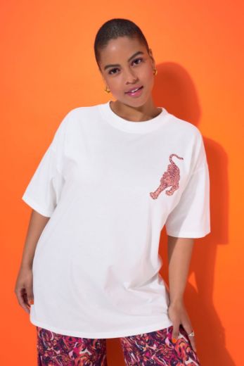 Plus size veliki brojevi Majica kratkih rukava šireg kroja za punije