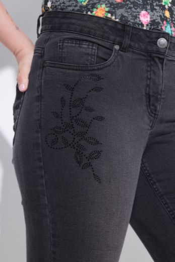 Plus size veliki brojevi Traperice uskih nogavica za punije