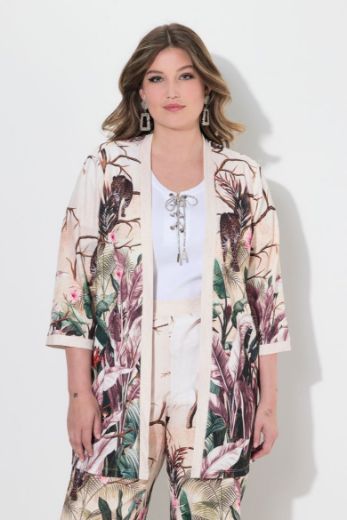 Plus size veliki brojevi Bluza 3/4 rukava A kroja za punije