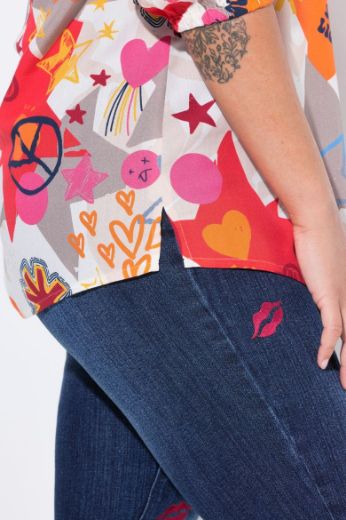 Plus size veliki brojevi Bluza 3/4 rukava za punije