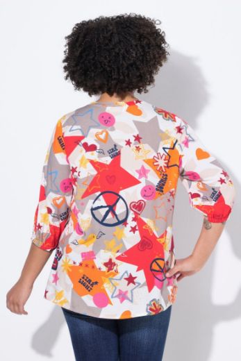 Plus size veliki brojevi Bluza 3/4 rukava za punije