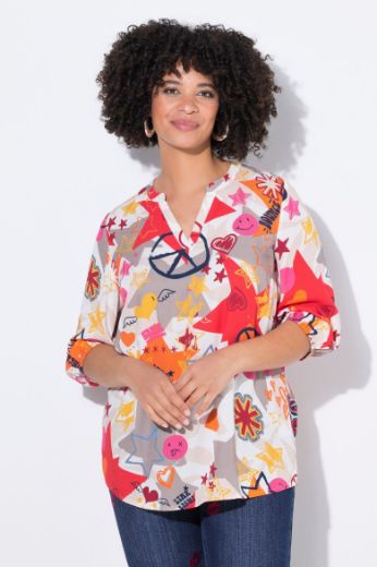 Plus size veliki brojevi Bluza 3/4 rukava za punije