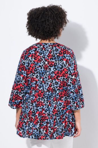 Plus size veliki brojevi Bluza 3/4 rukava A kroja za punije