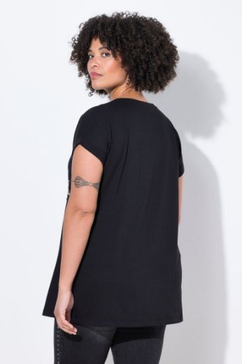 Plus size veliki brojevi Majica kratkih rukava V ovratnika za punije