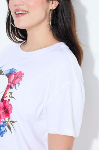 Plus size veliki brojevi Majica kratkih rukava šireg kroja za punije