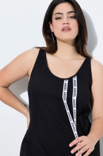 Plus size veliki brojevi Majica bez rukava dužeg A kroja za punije