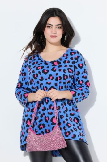 Plus size veliki brojevi Majica 3/4 rukava A kroja za punije