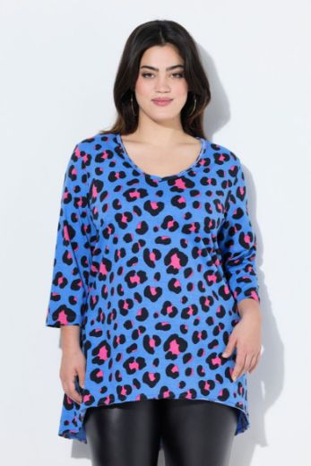 Plus size veliki brojevi Majica 3/4 rukava A kroja za punije