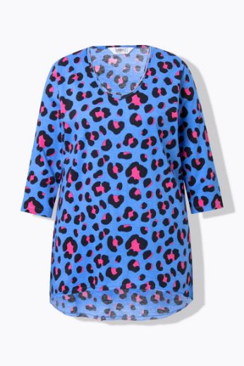 Plus size veliki brojevi Majica 3/4 rukava A kroja za punije
