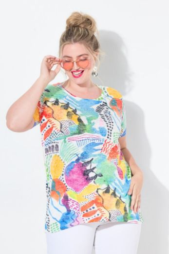 Plus size veliki brojevi Majica kratkih rukava za punije