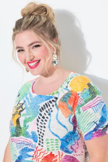Plus size veliki brojevi Majica kratkih rukava za punije
