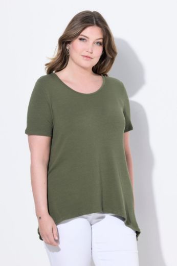 Plus size veliki brojevi Majica kratkih rukava A kroja za punije