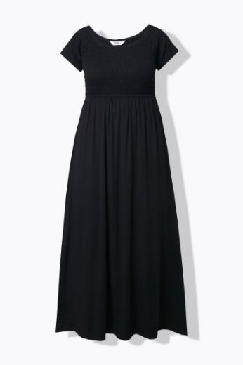 Plus size veliki brojevi Haljina maxi kratkih rukava za punije