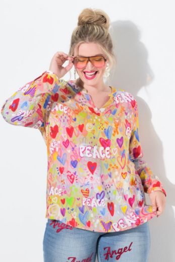 Plus size veliki brojevi Bluza dugih rukava za punije