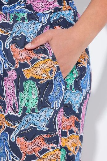 Plus size veliki brojevi Hlače širokih ravnih nogavica za punije