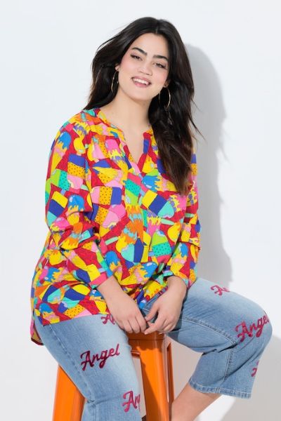 Veliki brojevi Bluza dugih rukava moda za punije