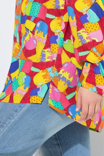 Plus size veliki brojevi Bluza dugih rukava za punije