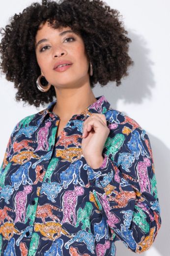 Plus size veliki brojevi Bluza dugih rukava dužeg kroja za punije