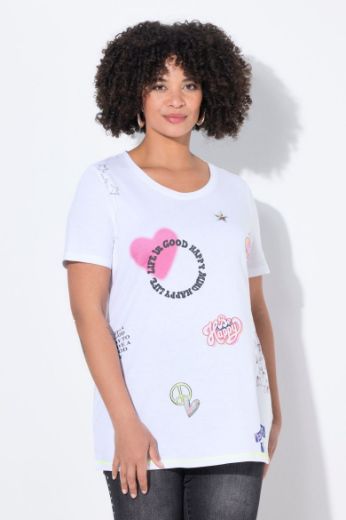 Plus size veliki brojevi Majica kratkih rukava okruglog ovratnika za punije
